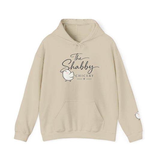 Shabby Chicery Chicken Hoodie — Cottagecore Farmhouse Pullover