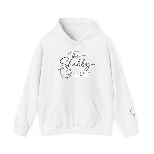 Shabby Chicery Chicken Hoodie — Cottagecore Farmhouse Pullover