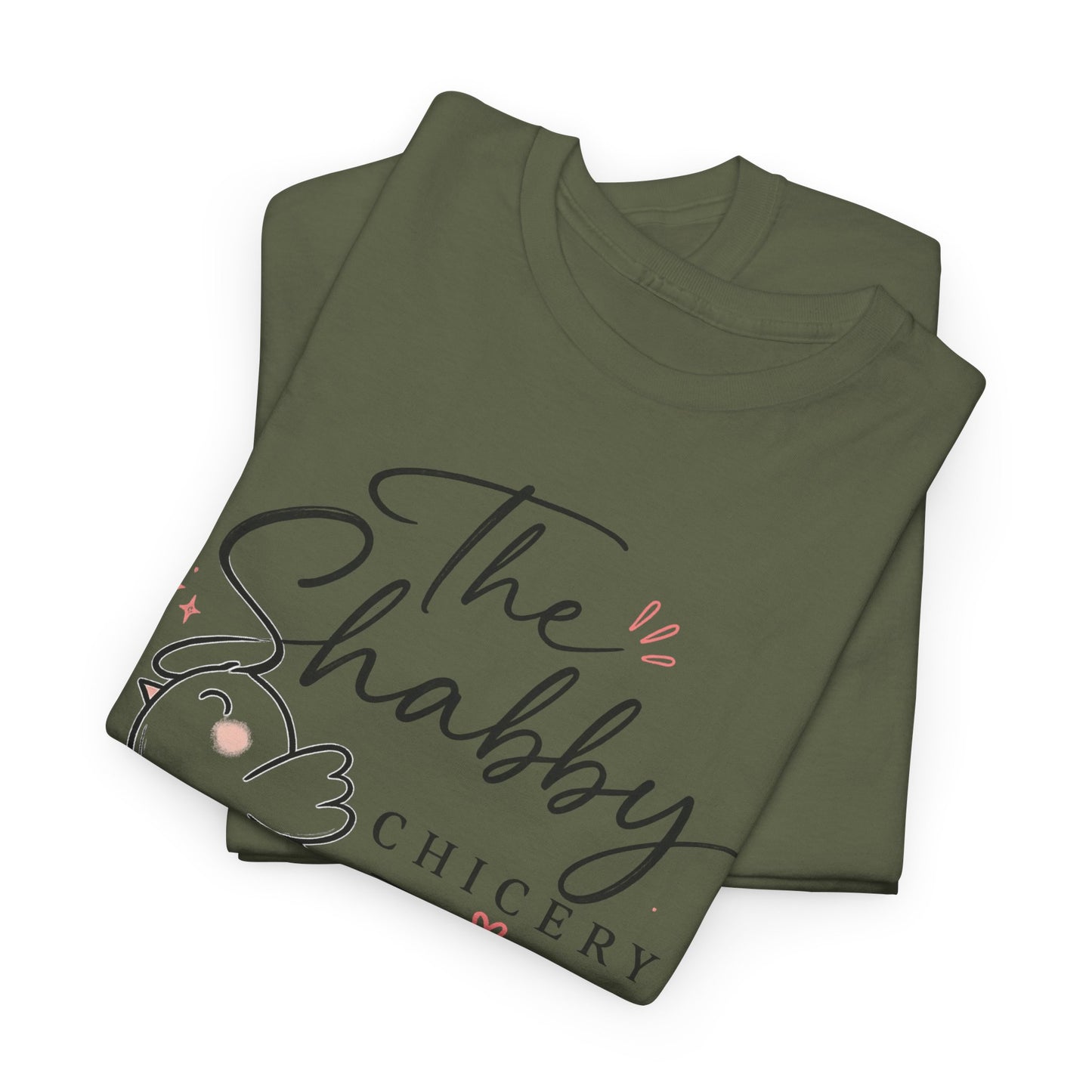 Shabby Chicery Chicken Tee — Cute Farmhouse Chick Graphic T-Shirt