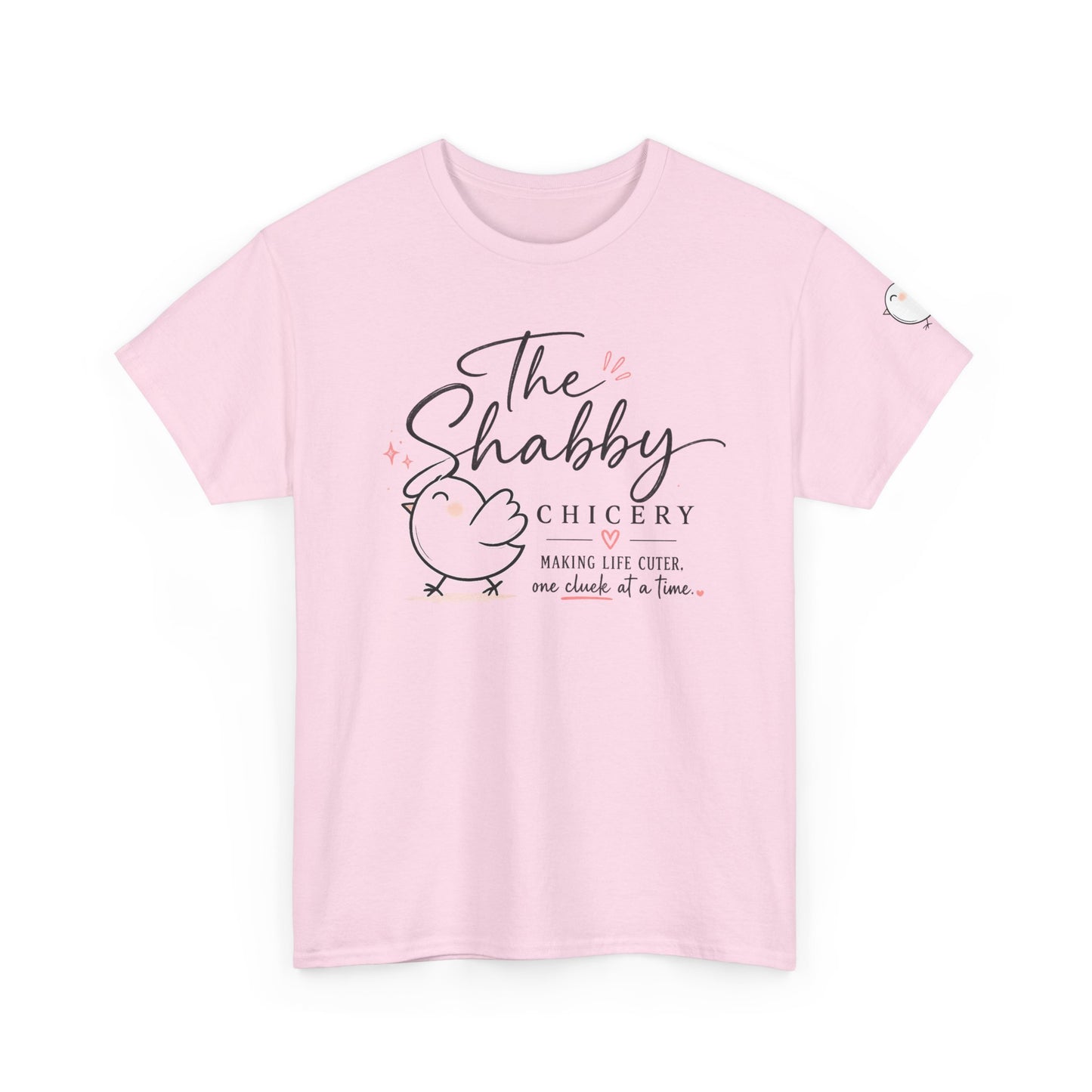 Shabby Chicery Chicken Tee — Cute Farmhouse Chick Graphic T-Shirt