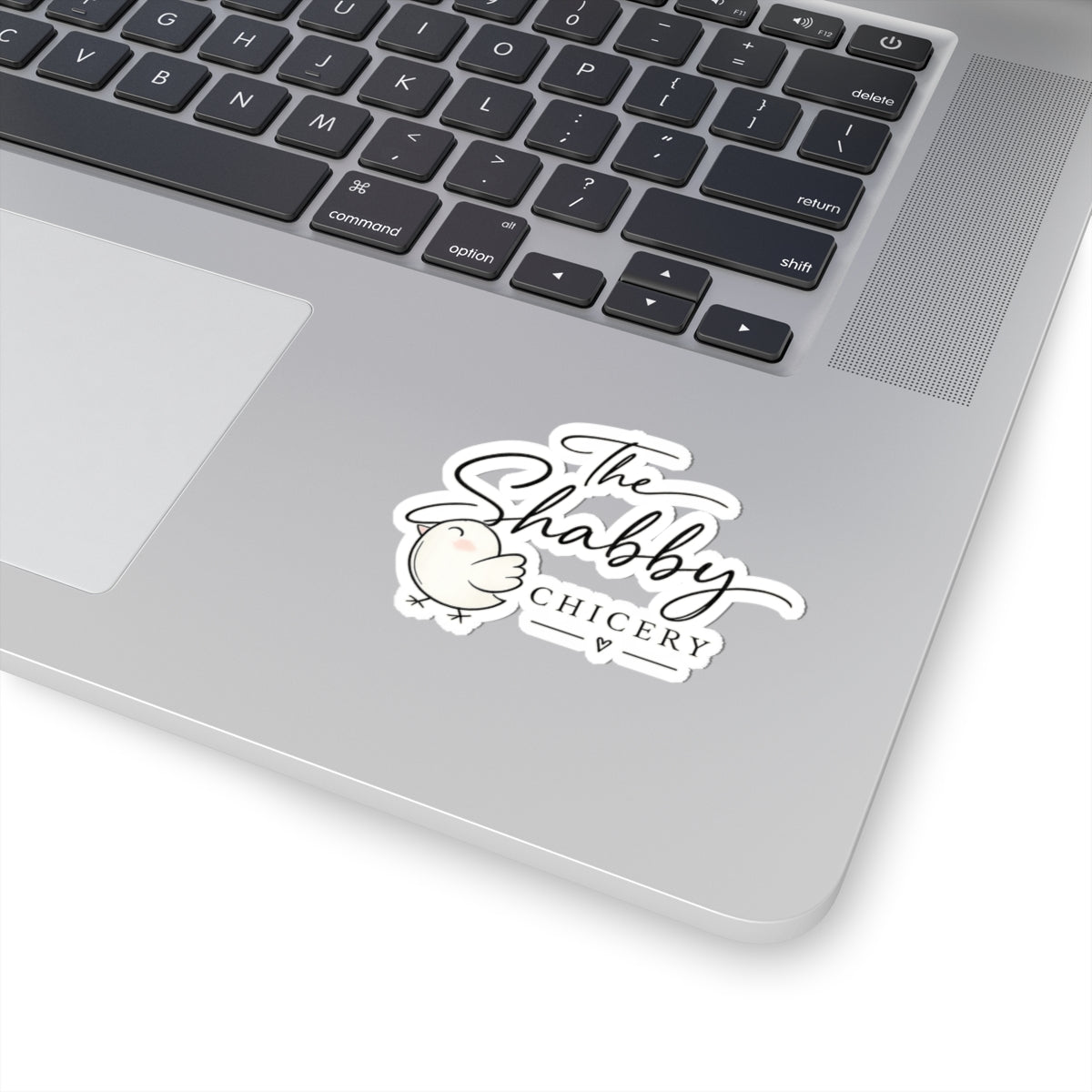 Kiss-Cut Sticker — The Shabby Chicery Logo (Cute Chick Branding Sticker)