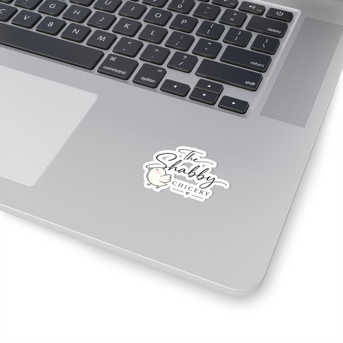 Kiss-Cut Sticker — The Shabby Chicery Logo (Cute Chick Branding Sticker)