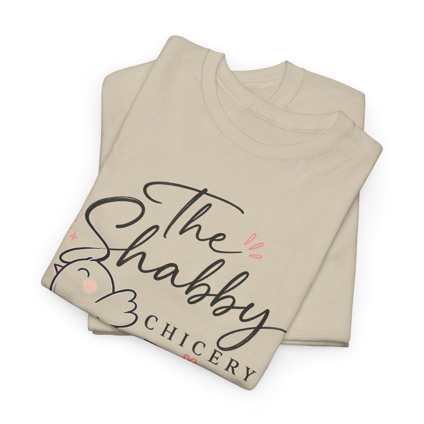 Shabby Chicery Chicken Tee — Cute Farmhouse Chick Graphic T-Shirt