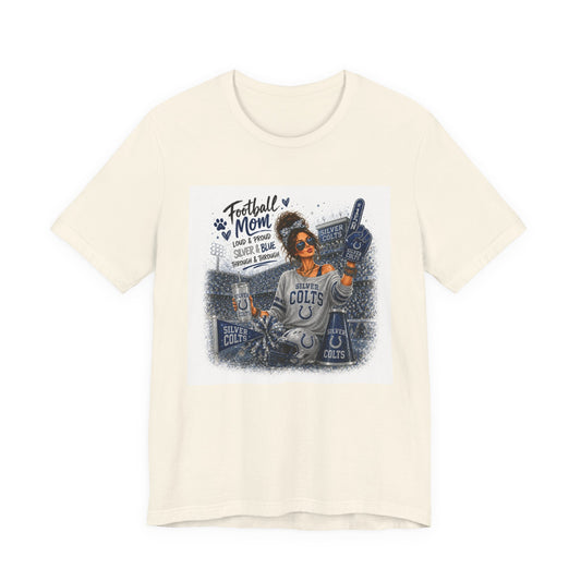 Football Mom Colts T-Shirt - Proud Mom Game Day Tee