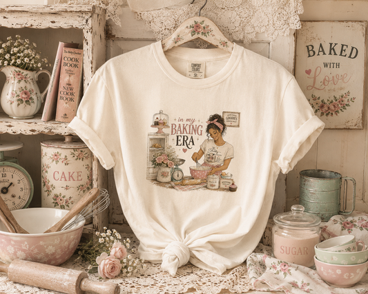 In My Baking Era – Shabby Chic Baker Graphic Tee
