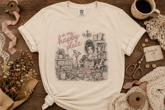 Crafty Girl Tee | In my Happy Place Tee