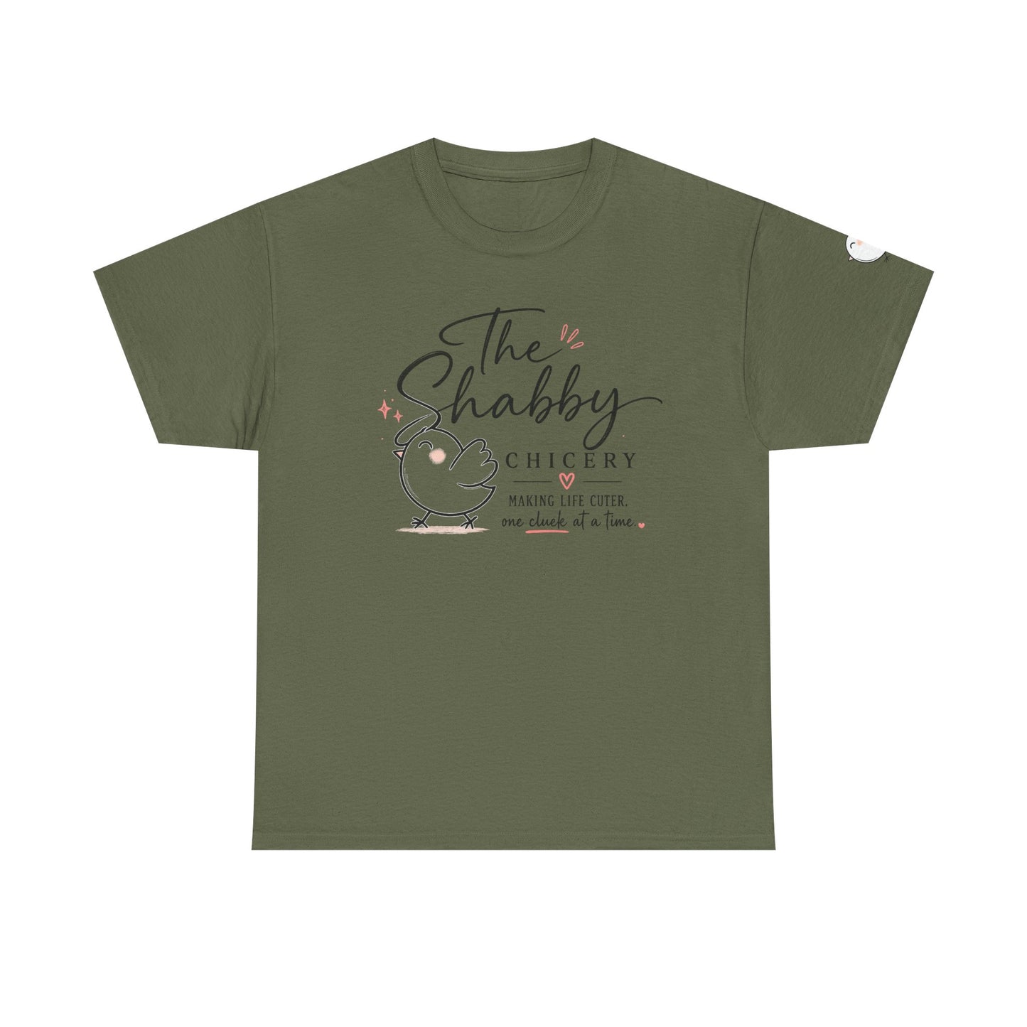 Shabby Chicery Chicken Tee — Cute Farmhouse Chick Graphic T-Shirt