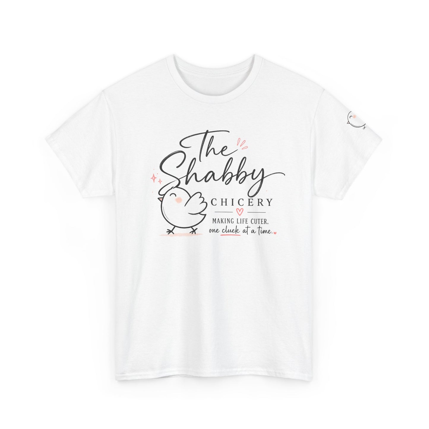 Shabby Chicery Chicken Tee — Cute Farmhouse Chick Graphic T-Shirt