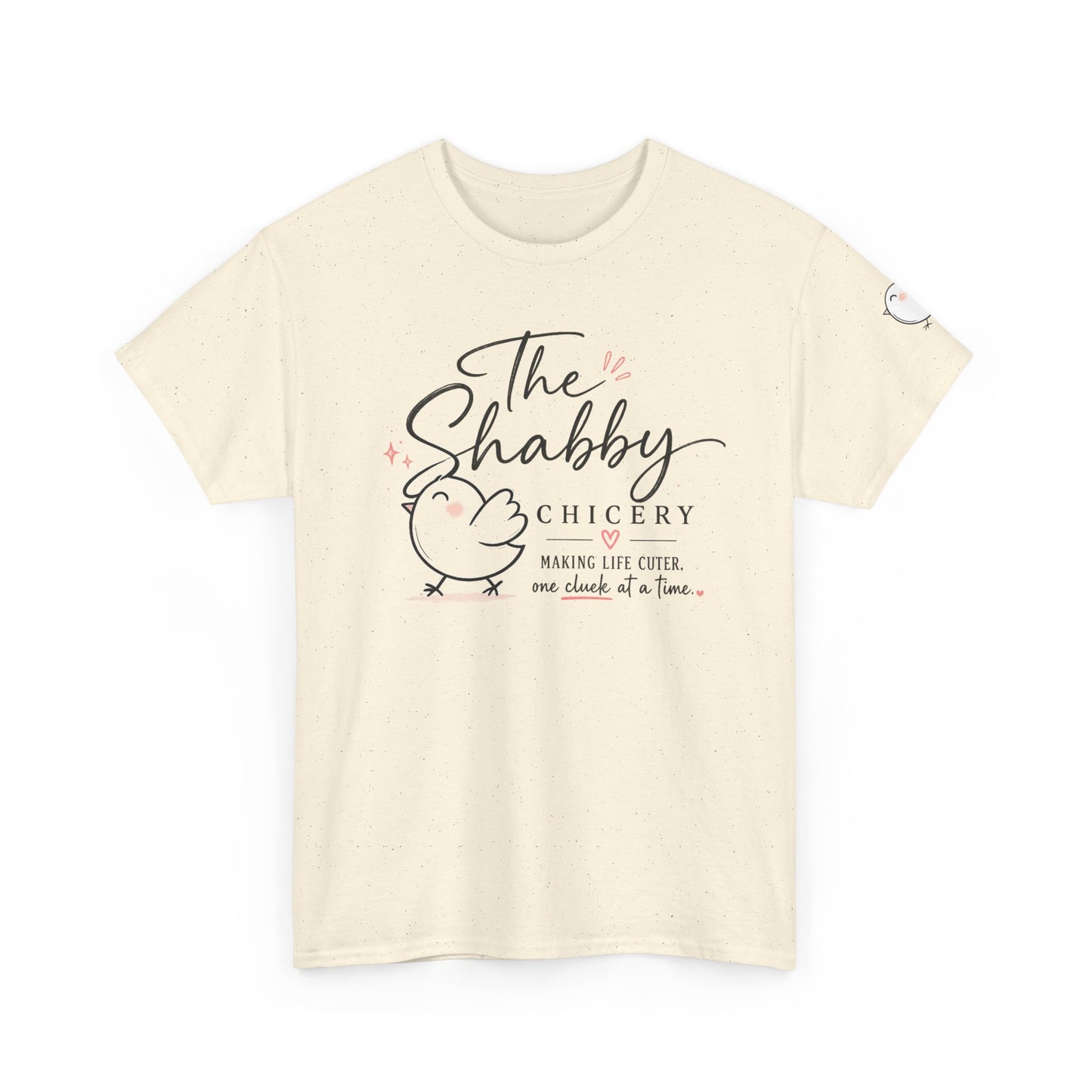 Shabby Chicery Chicken Tee — Cute Farmhouse Chick Graphic T-Shirt