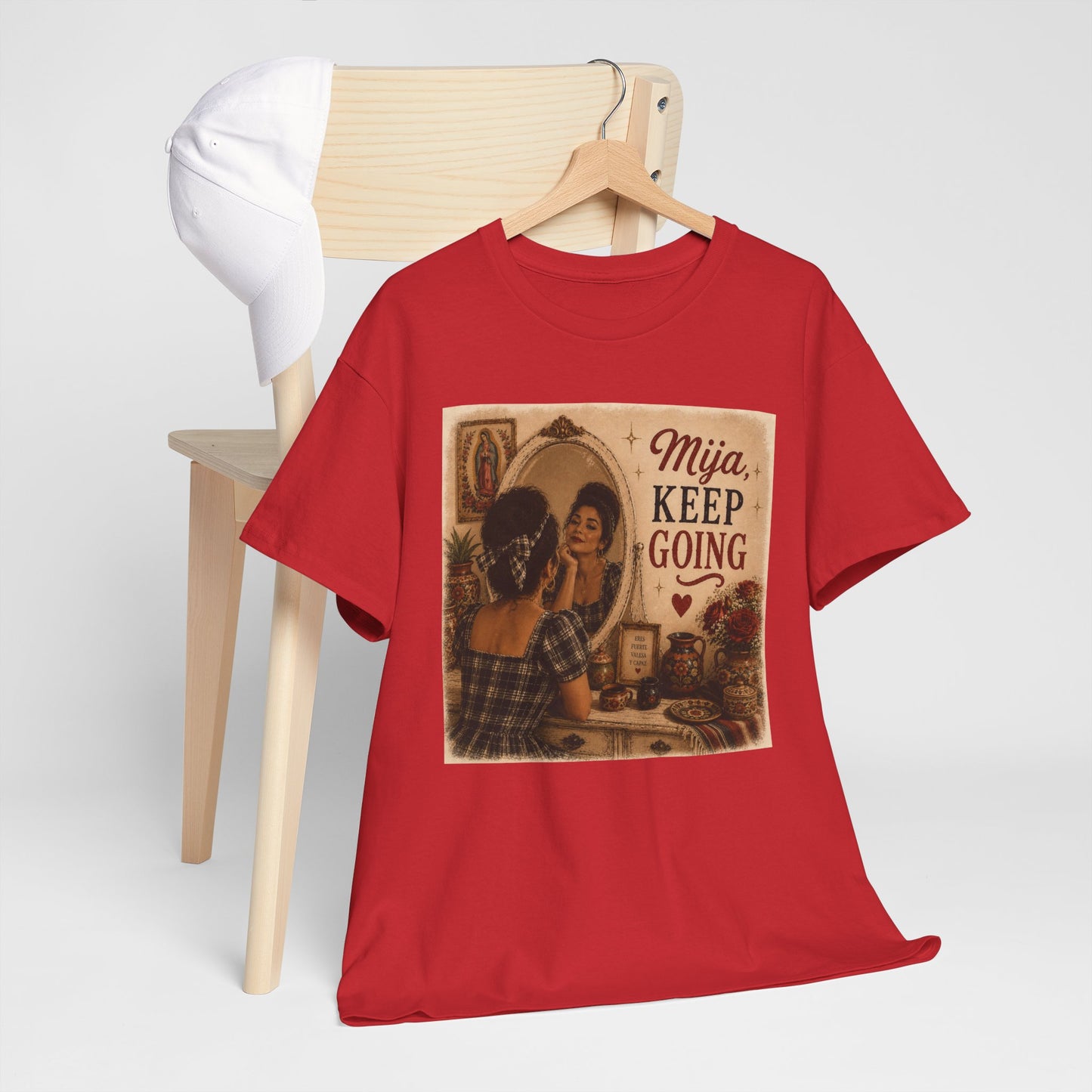 Mija, Keep Going – Vintage Latina Inspiration Tee