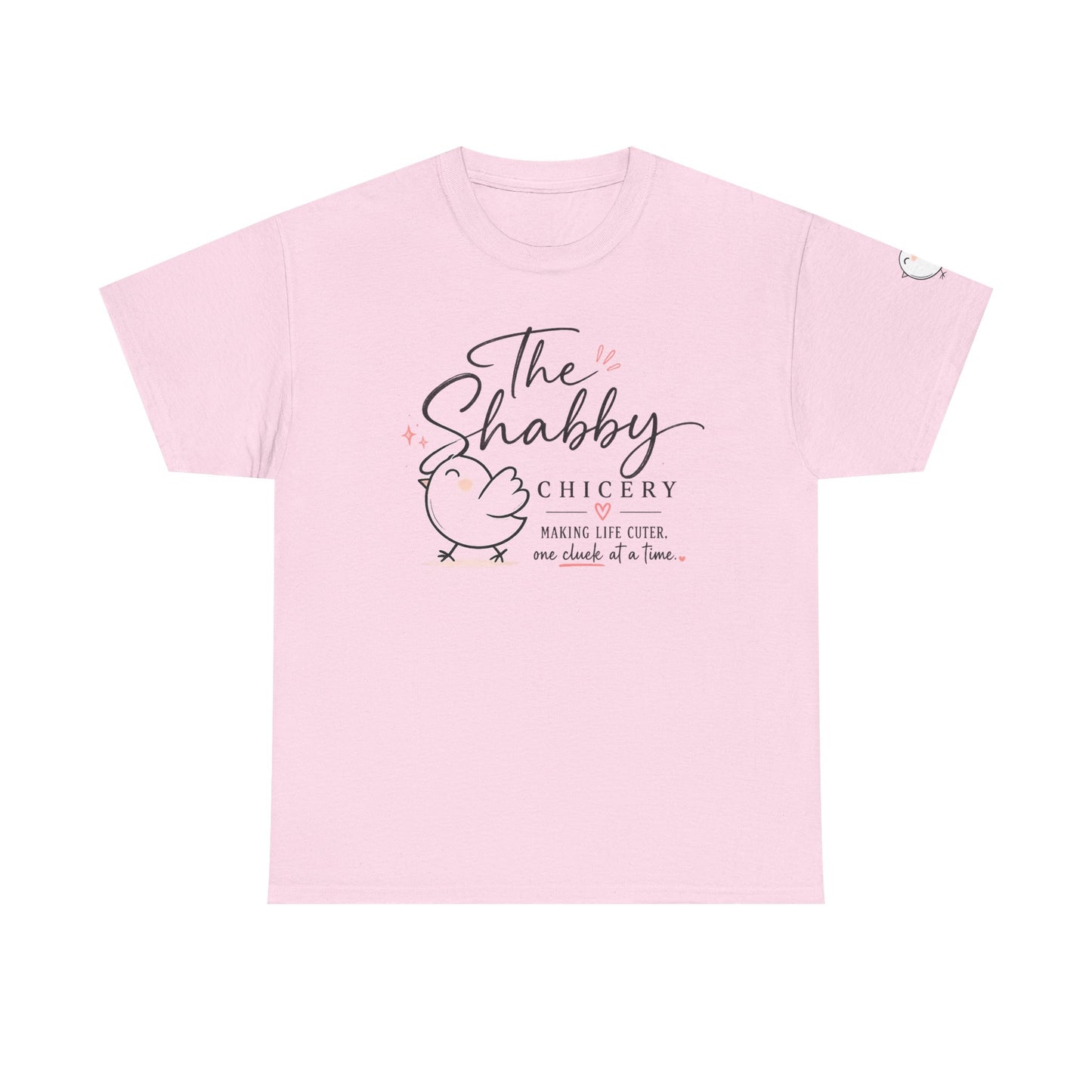Shabby Chicery Chicken Tee — Cute Farmhouse Chick Graphic T-Shirt