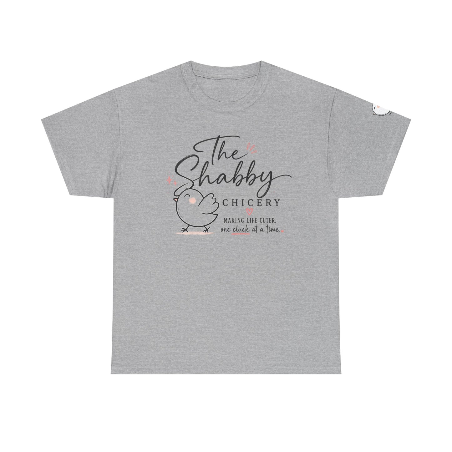Shabby Chicery Chicken Tee — Cute Farmhouse Chick Graphic T-Shirt