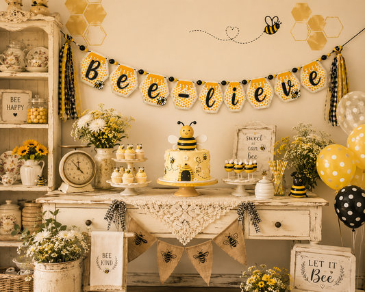 Bee-lieve Honeybee Banner