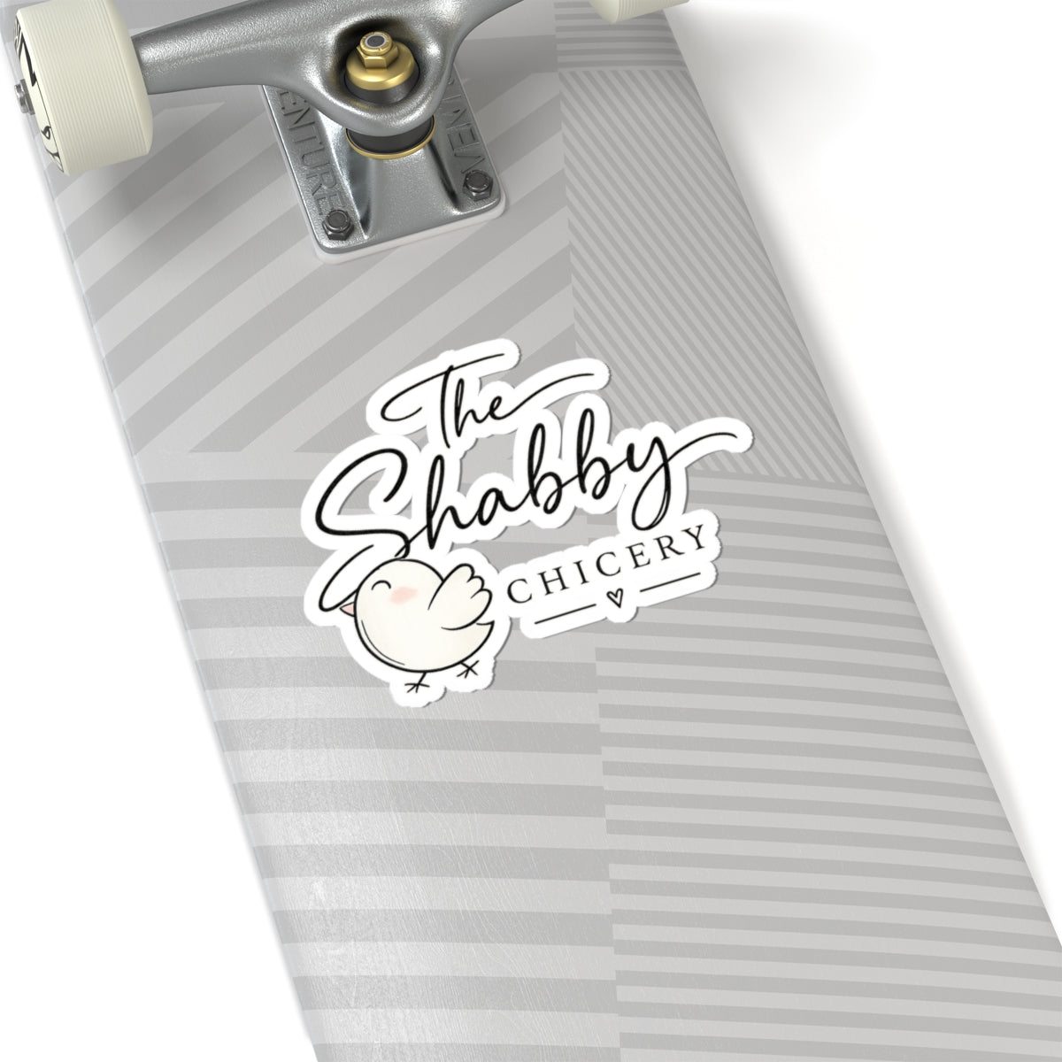 Kiss-Cut Sticker — The Shabby Chicery Logo (Cute Chick Branding Sticker)