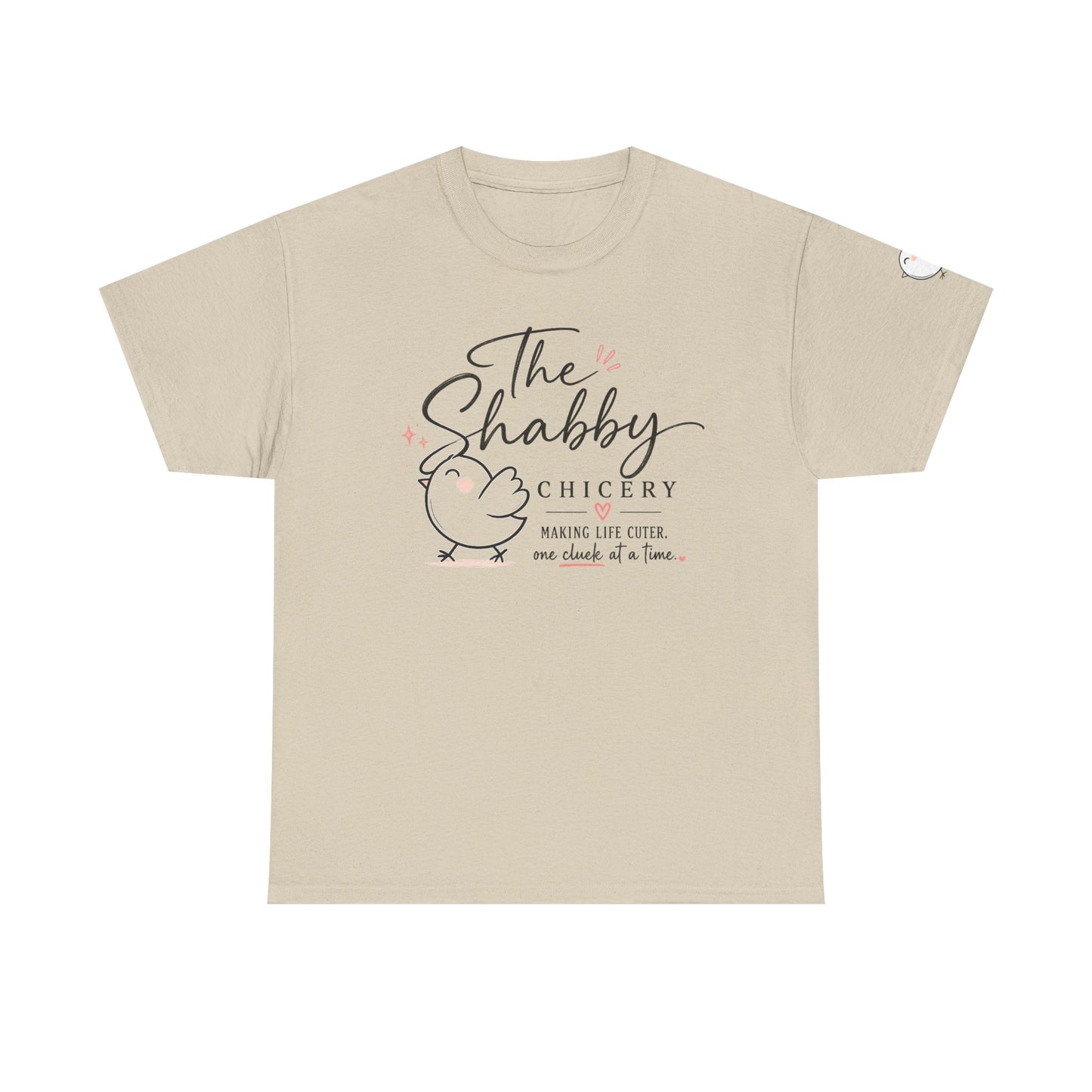 Shabby Chicery Chicken Tee — Cute Farmhouse Chick Graphic T-Shirt