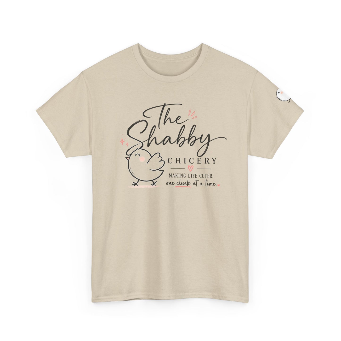 Shabby Chicery Chicken Tee — Cute Farmhouse Chick Graphic T-Shirt