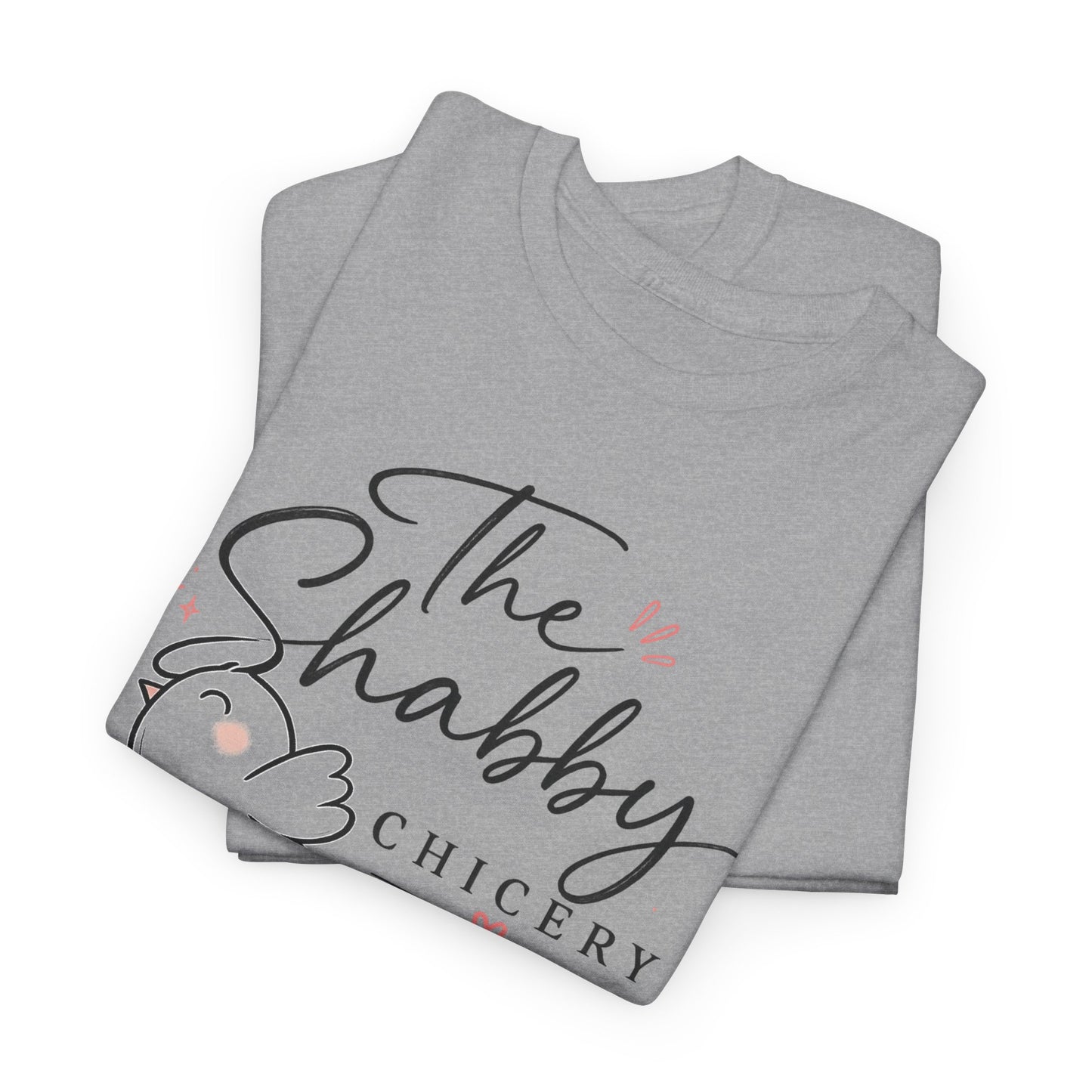 Shabby Chicery Chicken Tee — Cute Farmhouse Chick Graphic T-Shirt