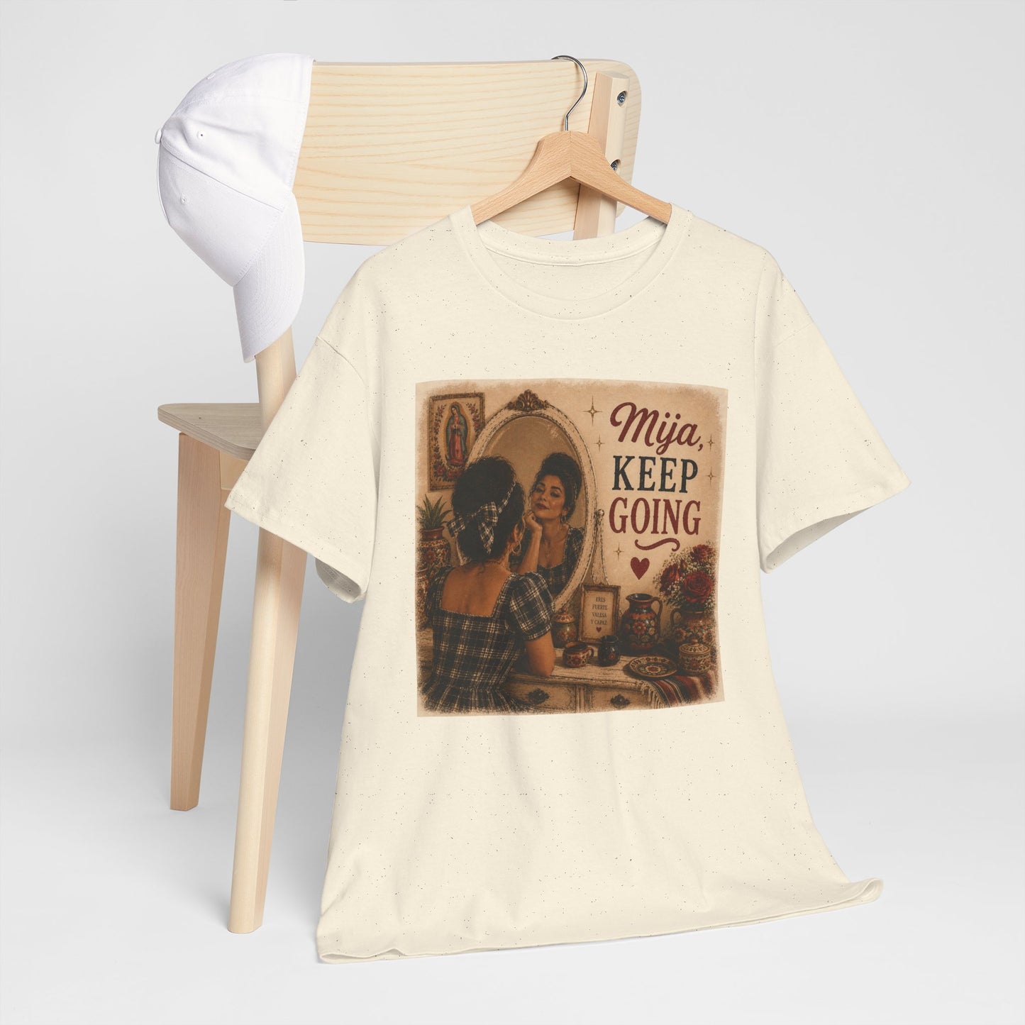 Mija, Keep Going – Vintage Latina Inspiration Tee