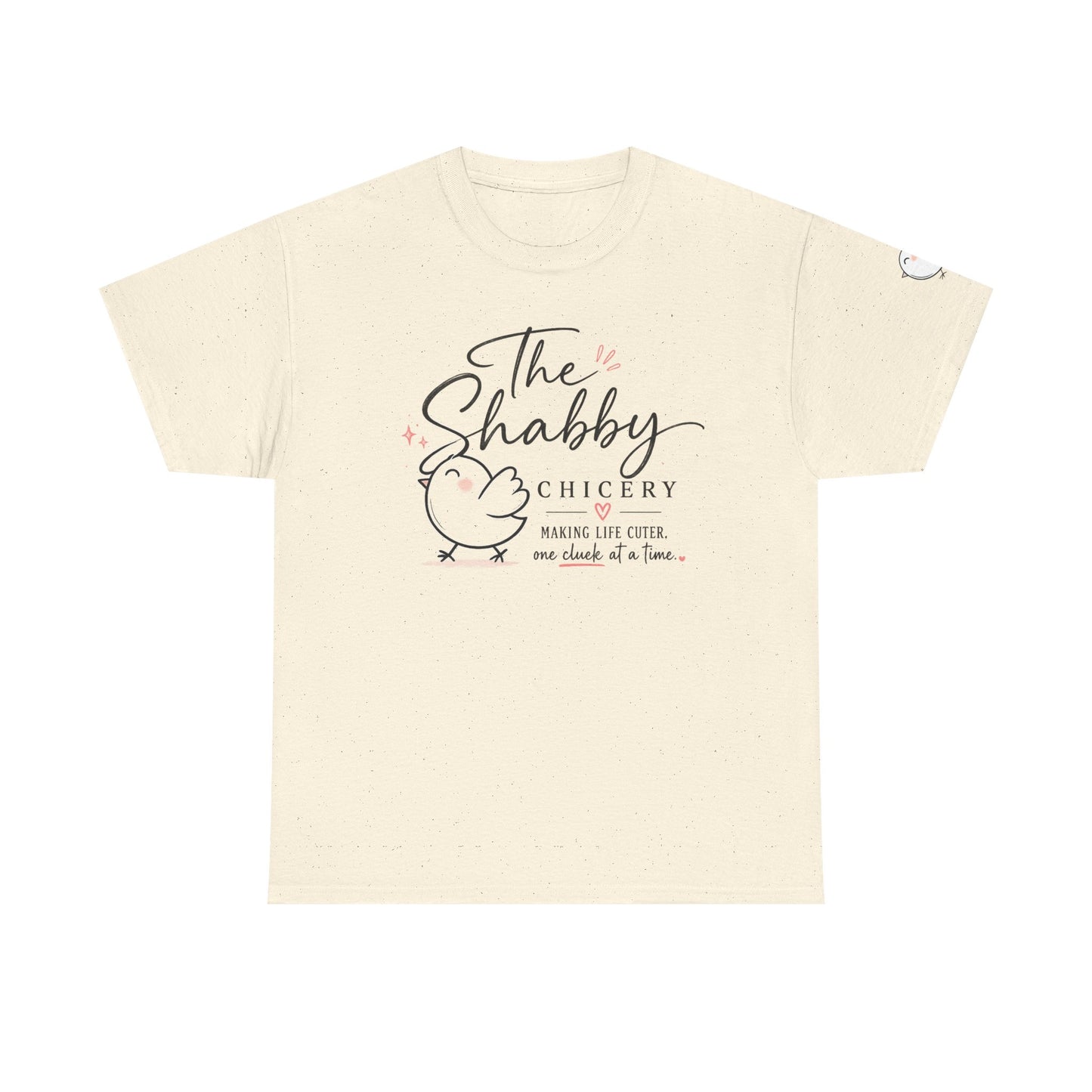 Shabby Chicery Chicken Tee — Cute Farmhouse Chick Graphic T-Shirt