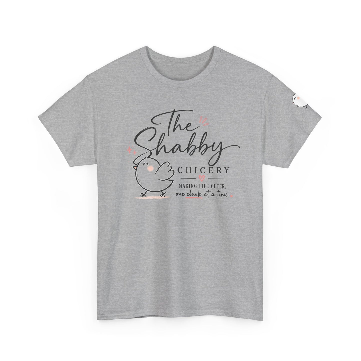 Shabby Chicery Chicken Tee — Cute Farmhouse Chick Graphic T-Shirt