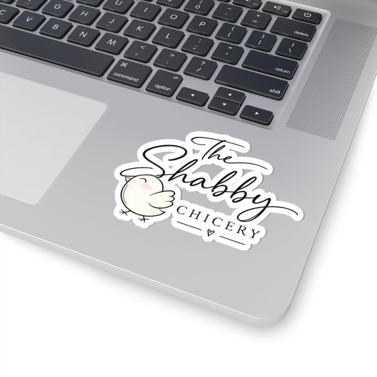 Kiss-Cut Sticker — The Shabby Chicery Logo (Cute Chick Branding Sticker)